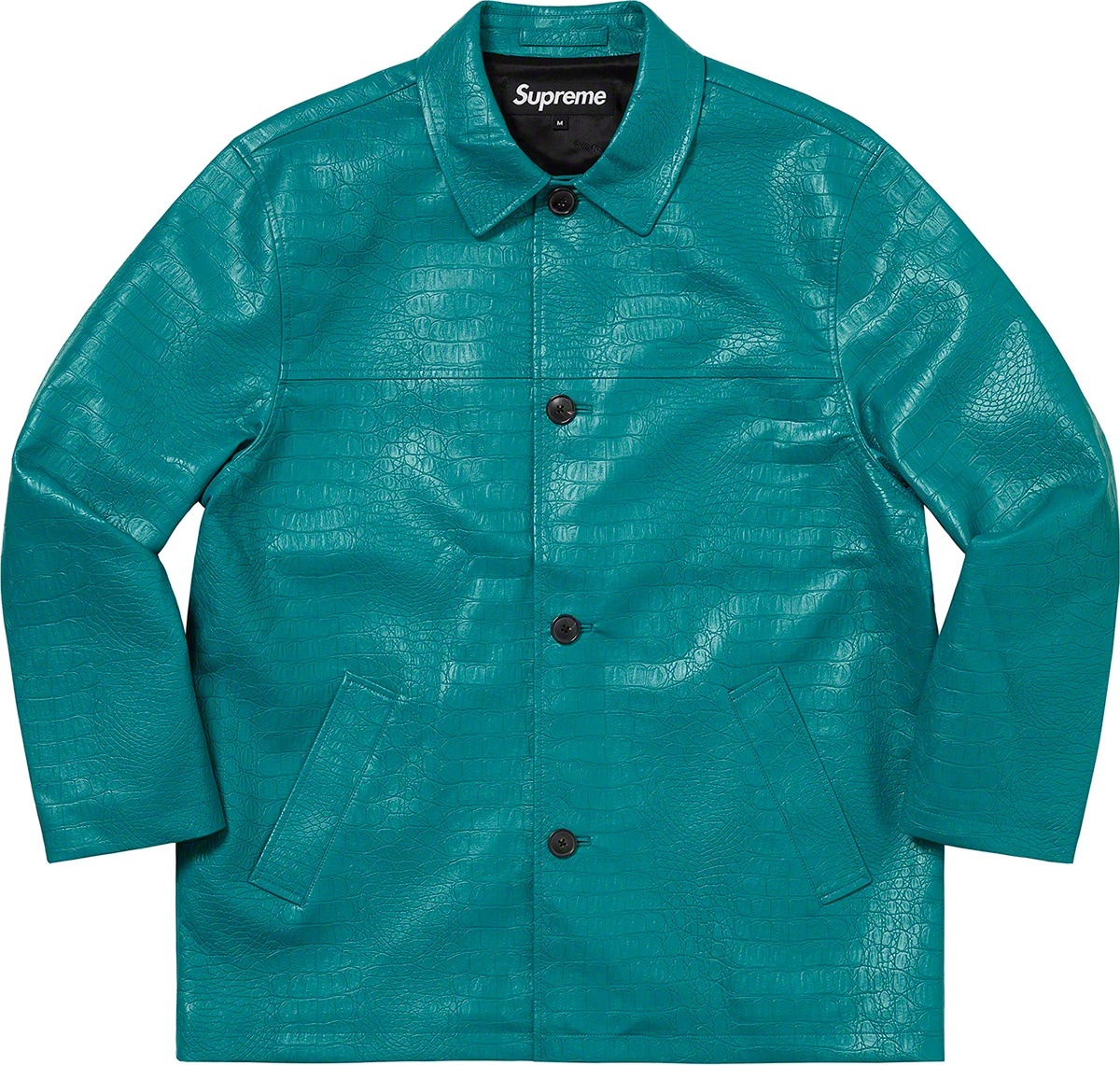 Faux Croc Car Coat view 5